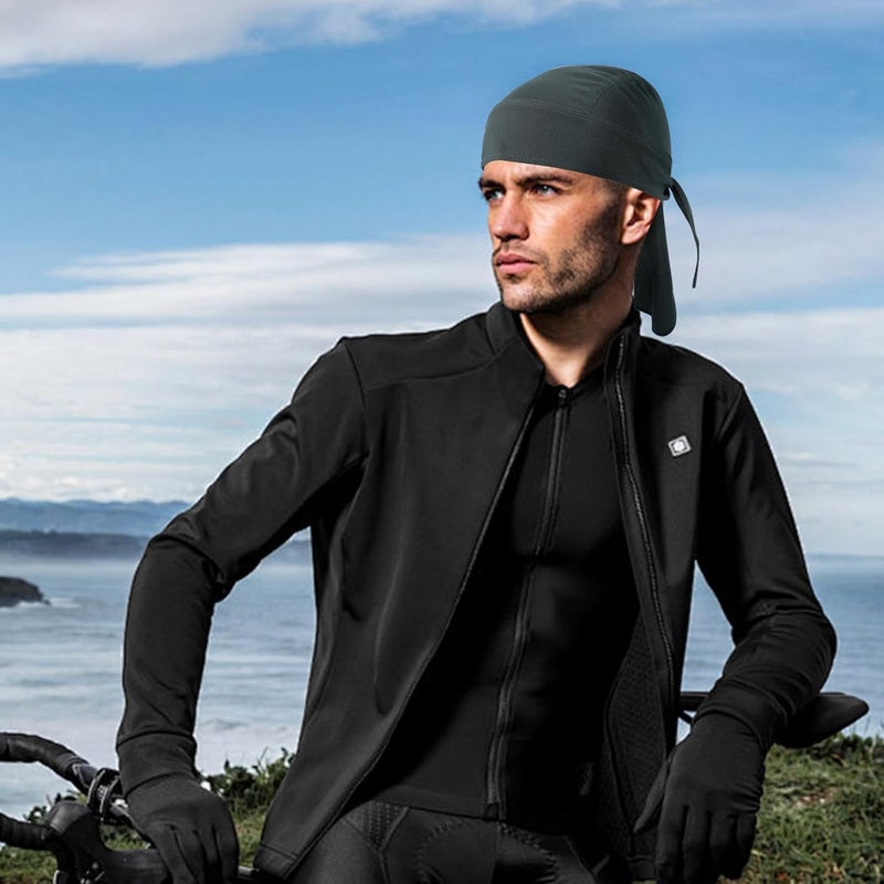 DOCILA 9 Pcs Do Rags Skull Cap Men Women Helmet Liner Head Bandana Motorcycle Durags Caps Cycling Beanie Sports Accessories - Image 4
